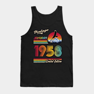 January 1958 Birthday Tank Top